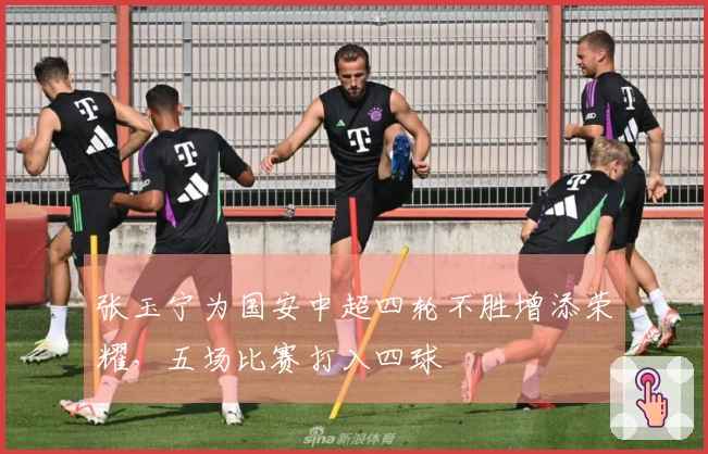 张玉宁为国安中超四轮不胜增添荣耀，五场比赛打入四球